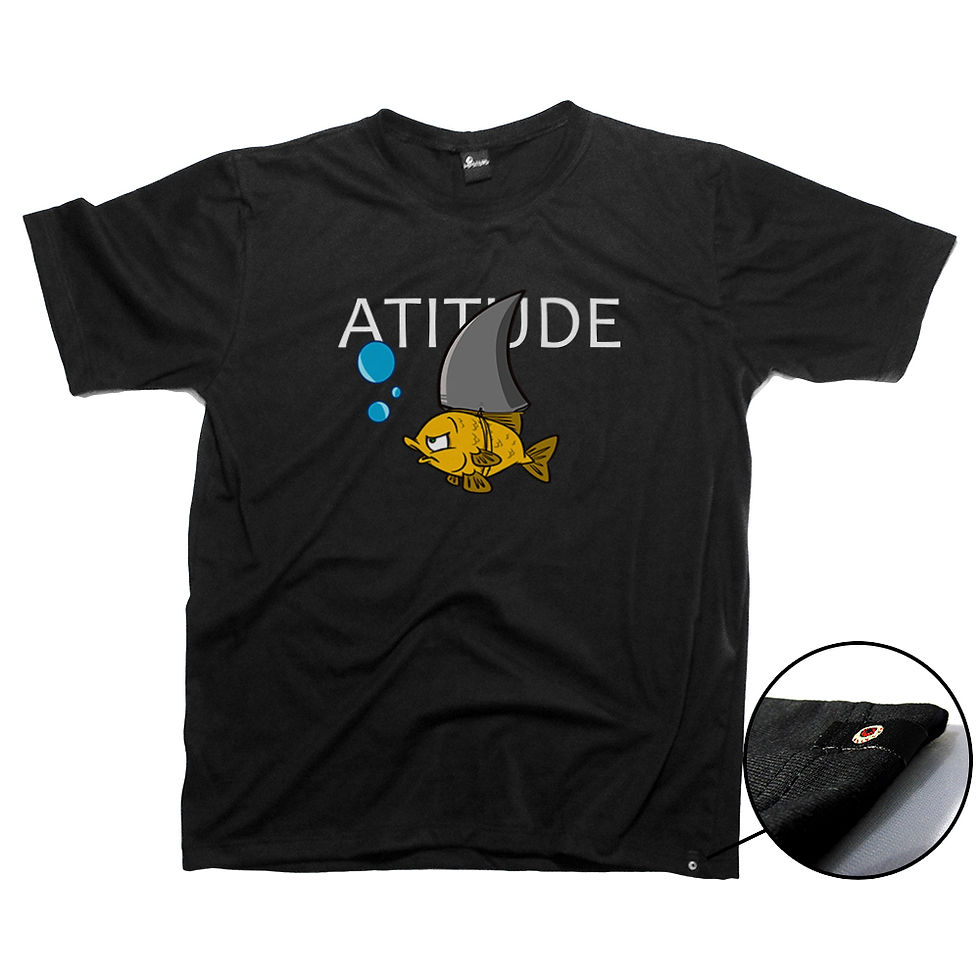 Miniatura: Camiseta Masculina Peixe Atitude Tubarão