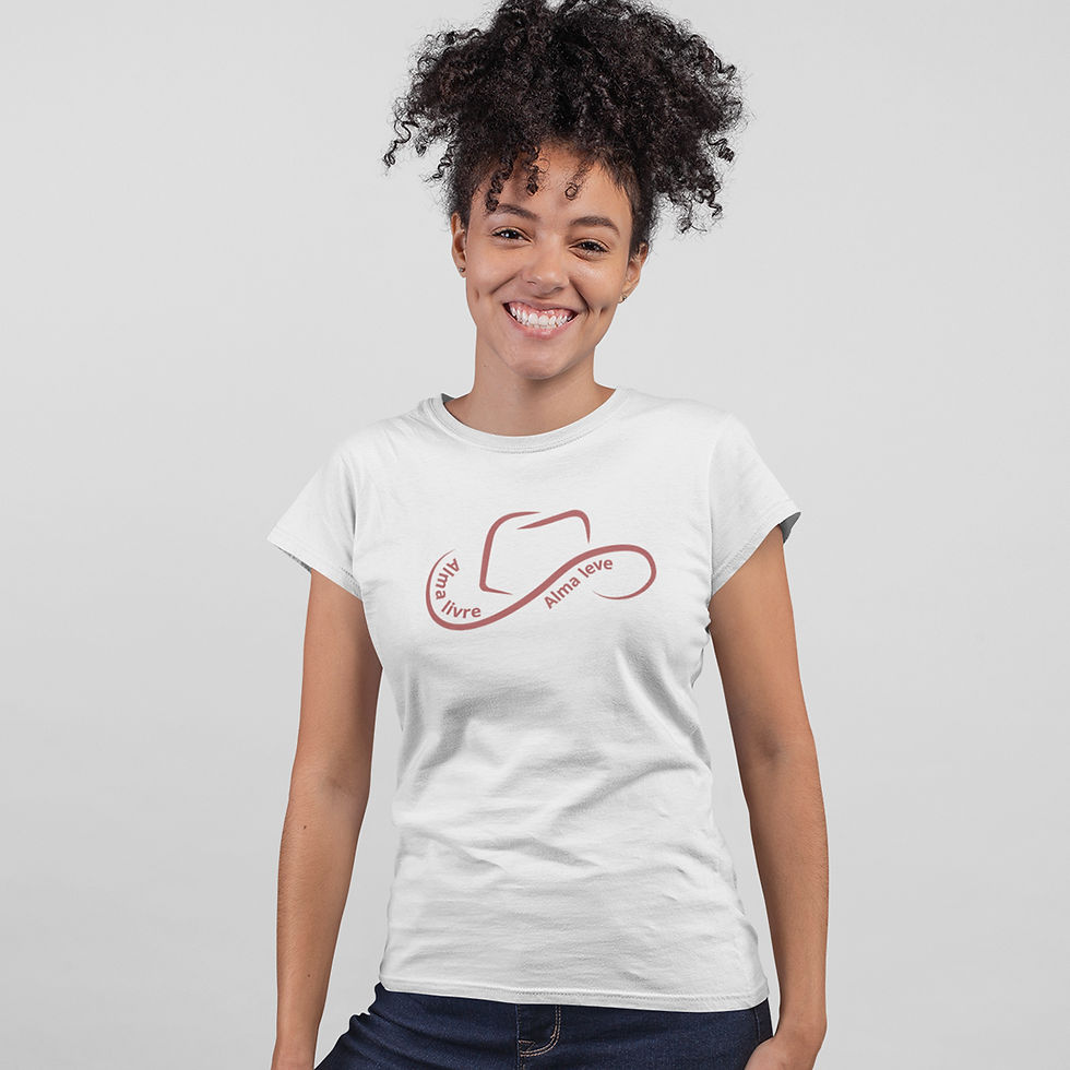 Miniatura: Camiseta Feminina Agro Alma Livre Alma Leve