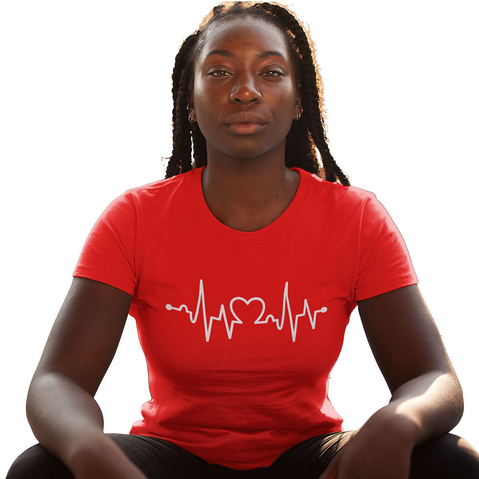 Miniatura: Camiseta Feminina Batimento Cardíaco coração Cardiologia
