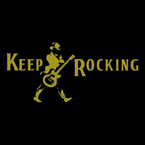 Miniatura: Camiseta Masculina Keep Rocking Preta
