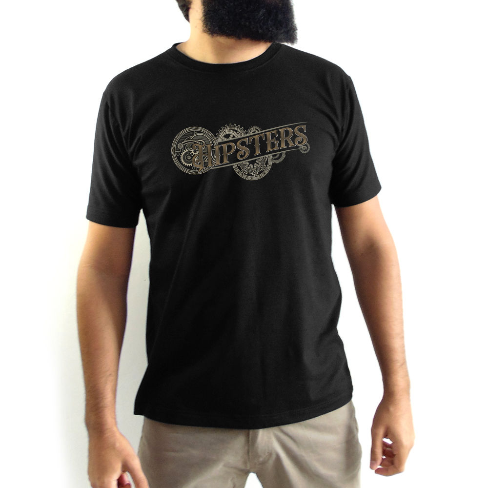 Camiseta Masculina Hipsters Steampunk Moda Futuro New Style