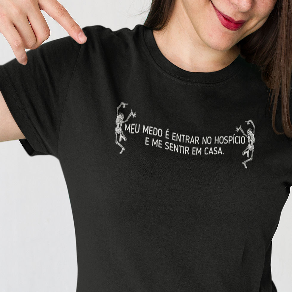Miniatura: Camiseta Feminina Meu Medo é Entrar No Hospício Baby Look