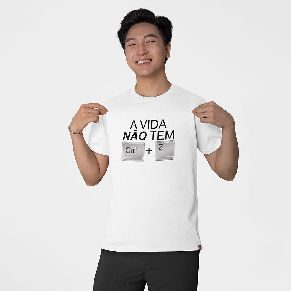 Miniatura: Camiseta A Vida Não Tem Ctrl+Z Masculina