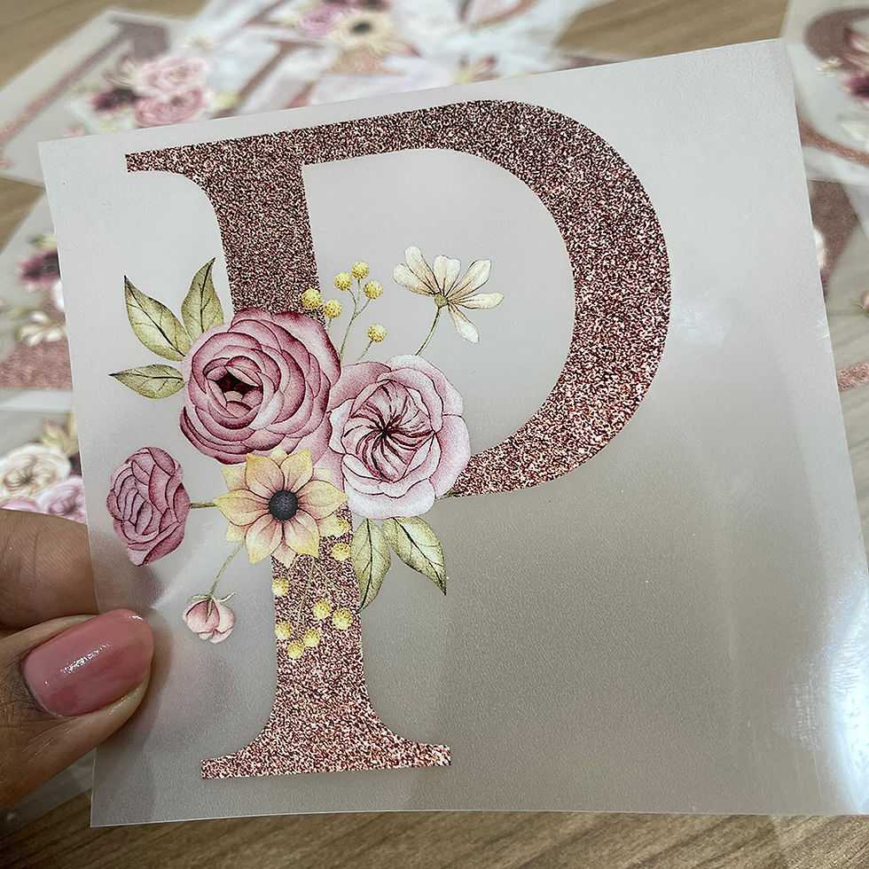Miniatura: Estampa Letras do Alfabeto DTF Pronta pra Estampar 10x8cm
