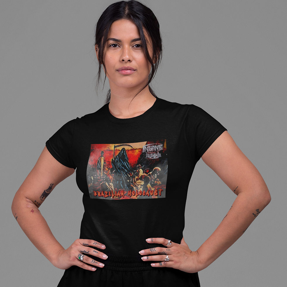 Miniatura: Camiseta Feminina Insane Hell Brazilian Holocaust