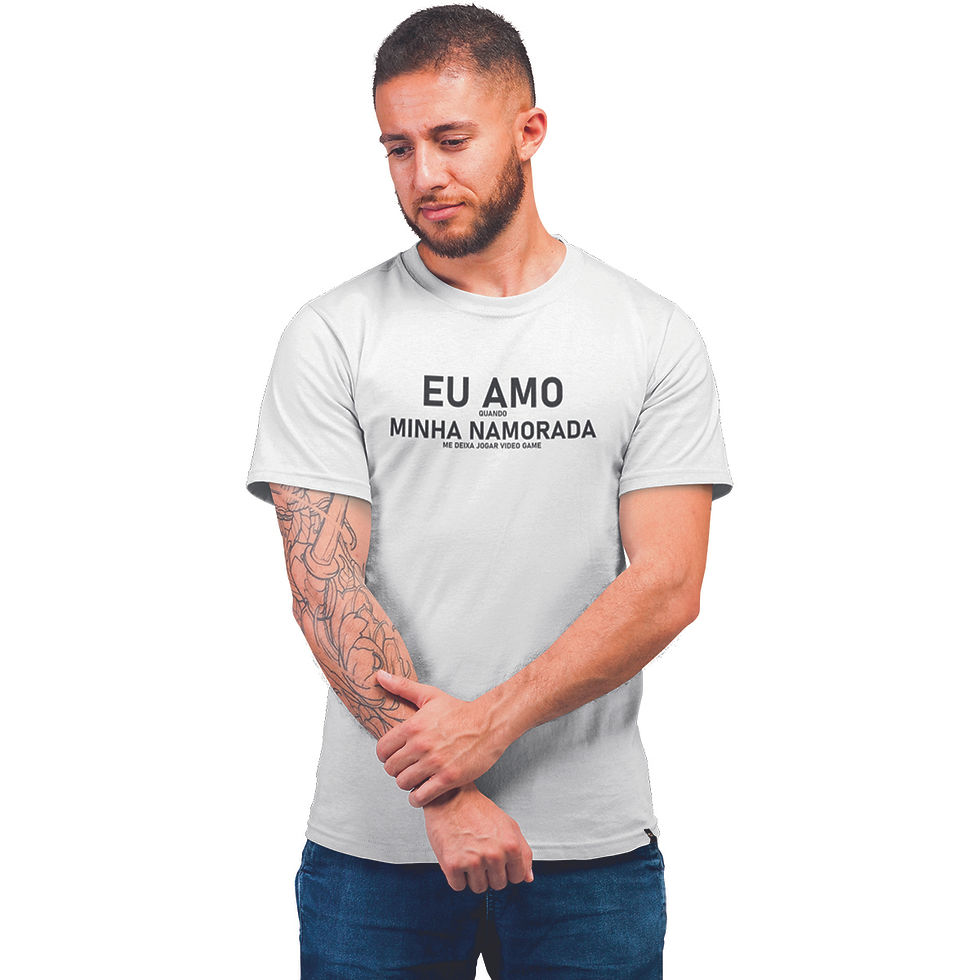 Miniatura: Camiseta Masculina Eu Amo Minha Namorada