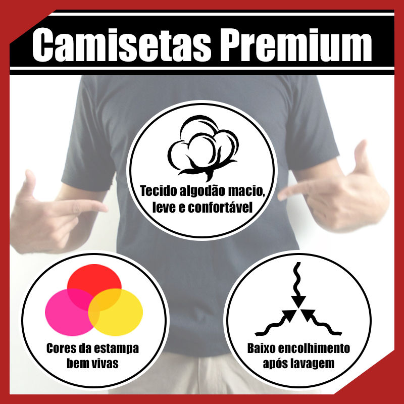 Miniatura: camisetas premium hipsters, cores vibrantes, baixo encolhimento e tecido sustentável