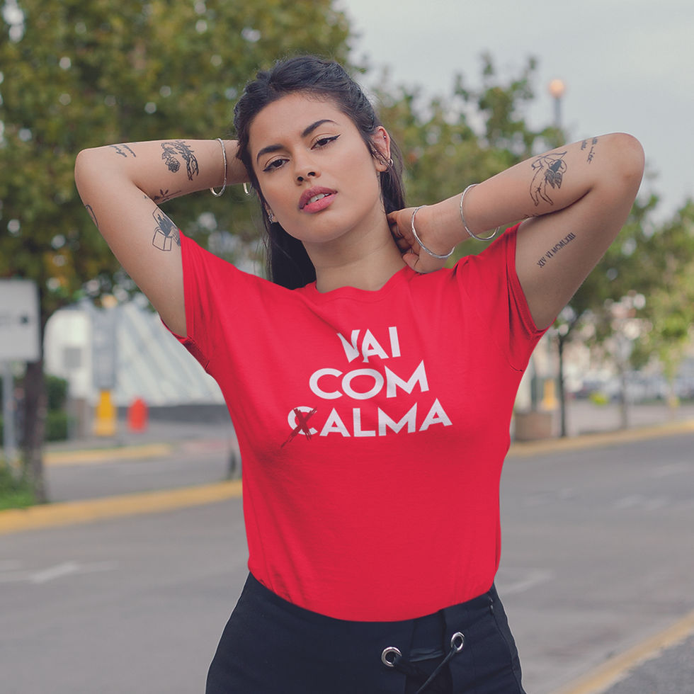 Miniatura: Camiseta Vai Com Alma Vai Com Calma Feminina