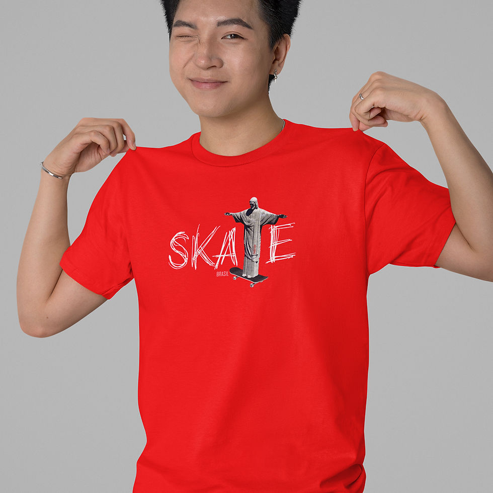 Miniatura: Camiseta Masculina Skate Sk8 Cristo Redentor Rio de Janeiro