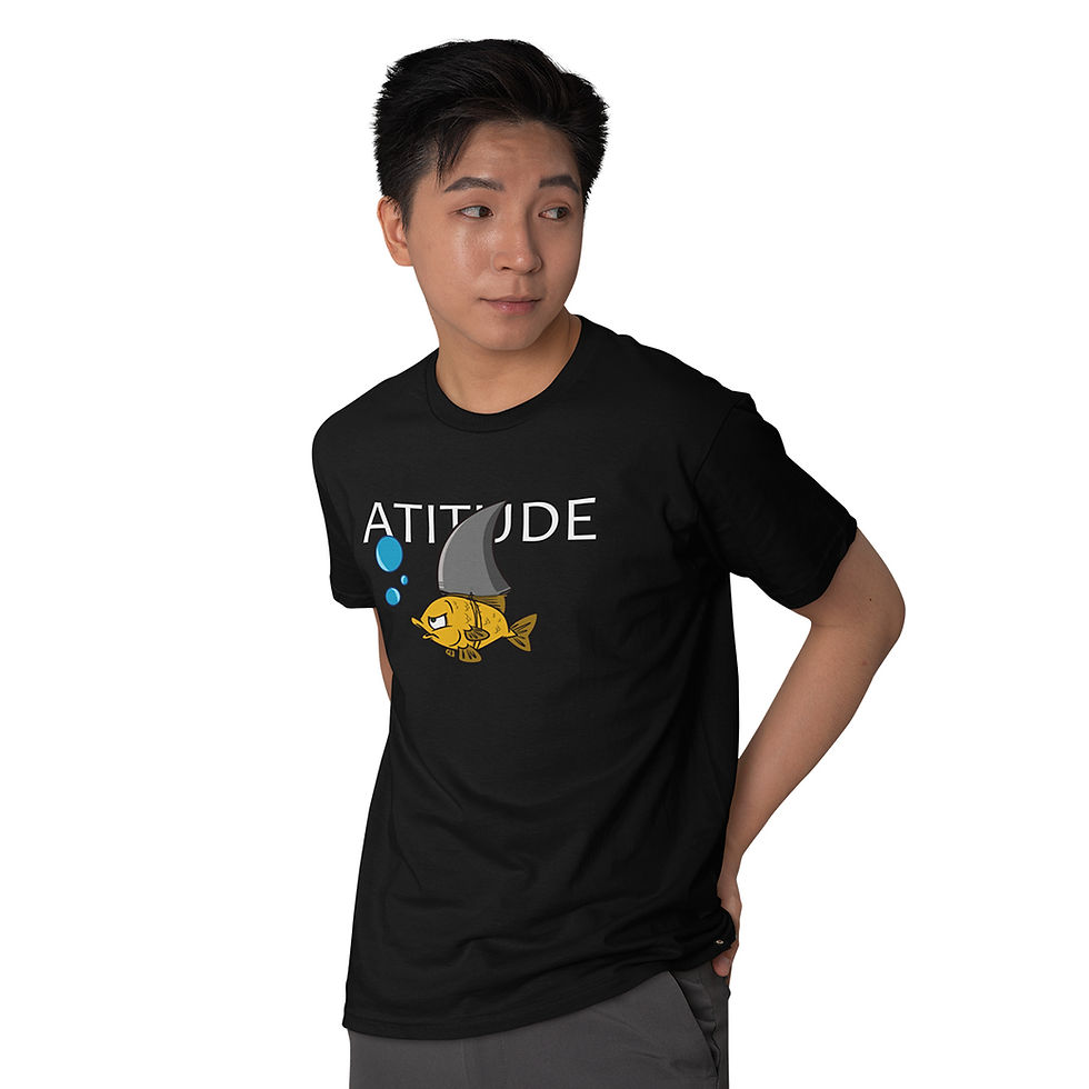 Miniatura: Camiseta Masculina Peixe Atitude Tubarão