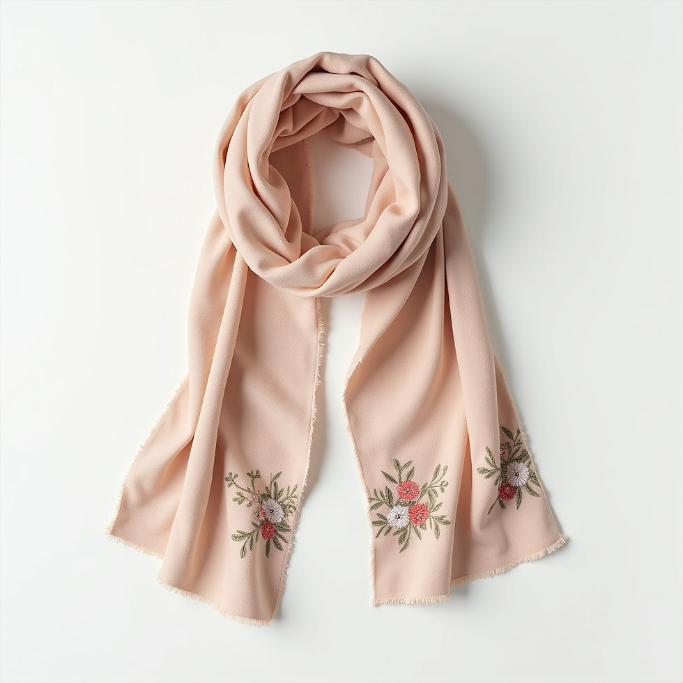 Embroidered Scarf