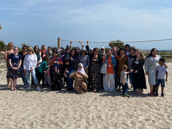 LSS kicks off 'S.H.E', a refugee women's support group, with beach trip