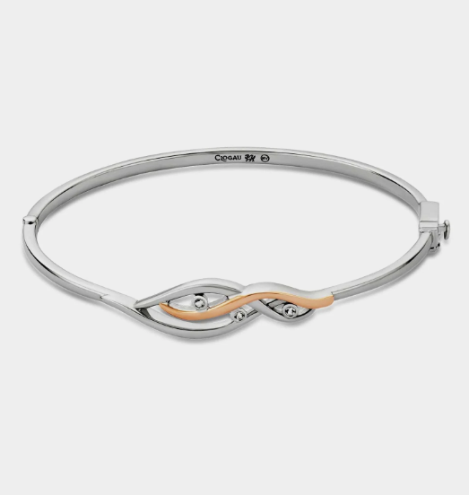 Clogau® Sterling Silver Swallow Falls Waterfall Bangle with Topaz 3SSWF883