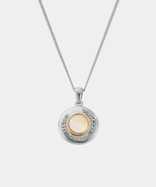Clogau® Celebration Sterling Silver Pendant Mother of Pearl & Topaz 3SCEL986