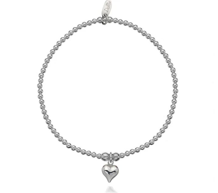 Dollie Sterling Silver Gigi Heart Bracelet B0104