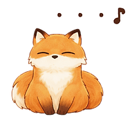 きつねんころ LINEスタンプ ♪ 嬉しそうな表情 関口侑花 イラスト