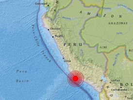Forte terremoto atinge o Peru