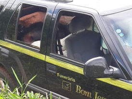 Veículo de funerária que saiu de Juína sofre acidente em Brasnorte, condutor estava embriagado
