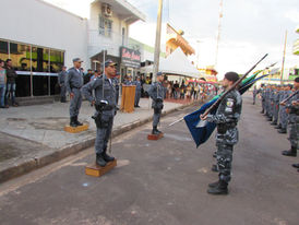 Troca de comando da Policia Militar é realizada em Juína