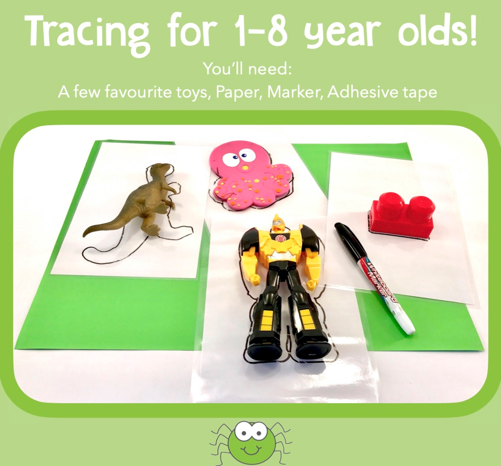 Tracing for 1-8 year olds