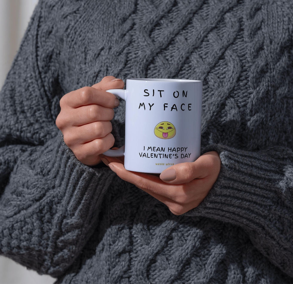 Funny Valentine's Day Mug Gift, Present For Him / Her/ Husband / Wife, Anal