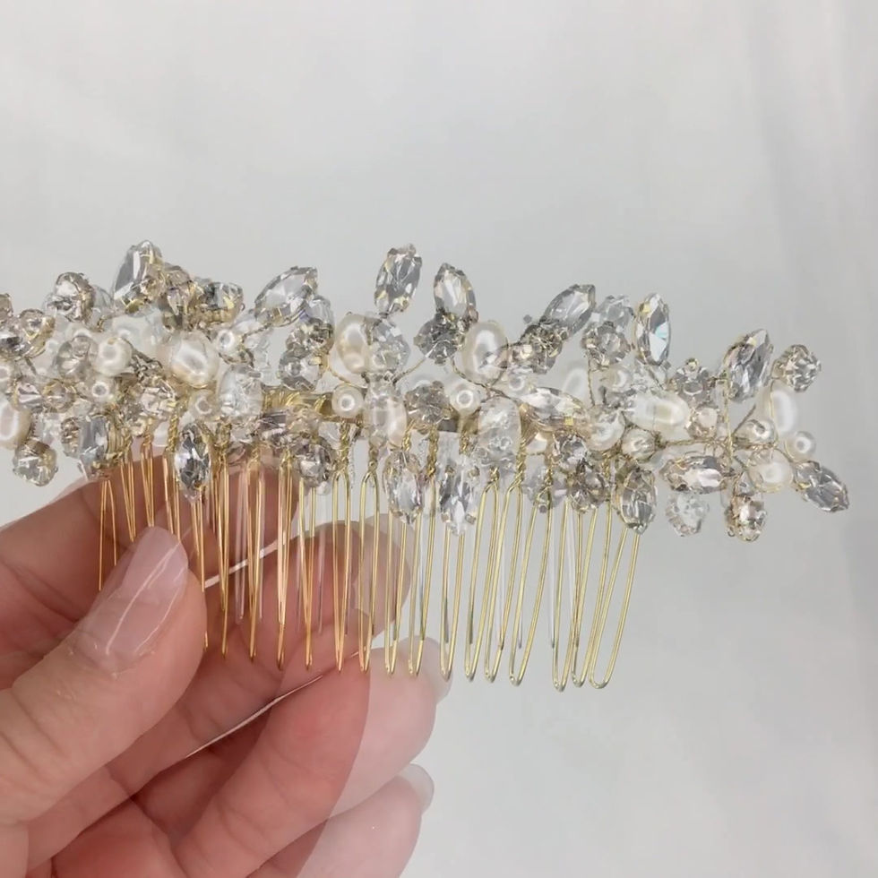 Thumbnail: "Brooklyn" Bridal Hair Comb