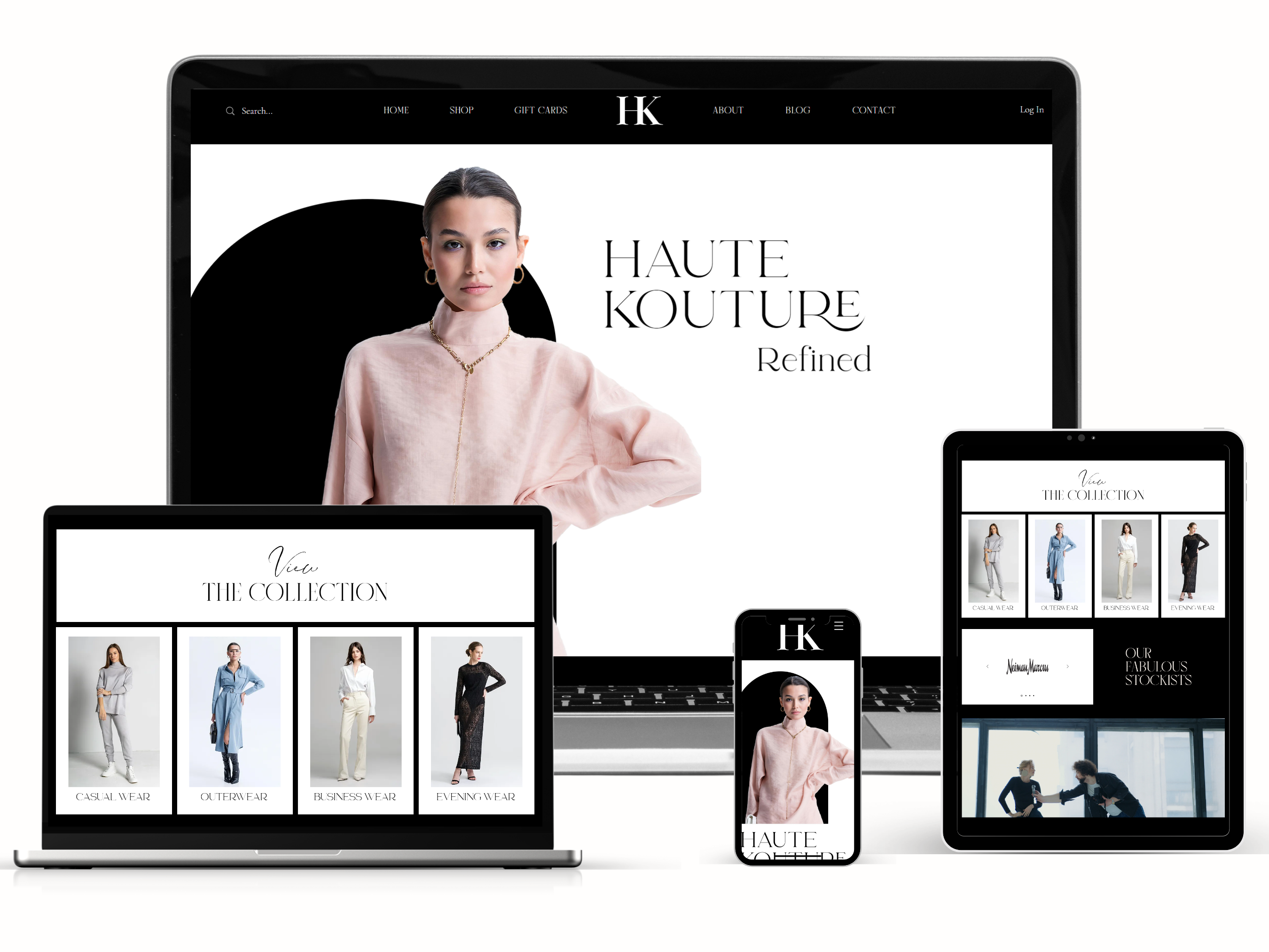 E-Commerce Online Shop Fashion Clothing Website Template  - Haute Kouture