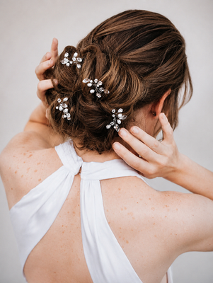 Stacy Bridal Hair Pins