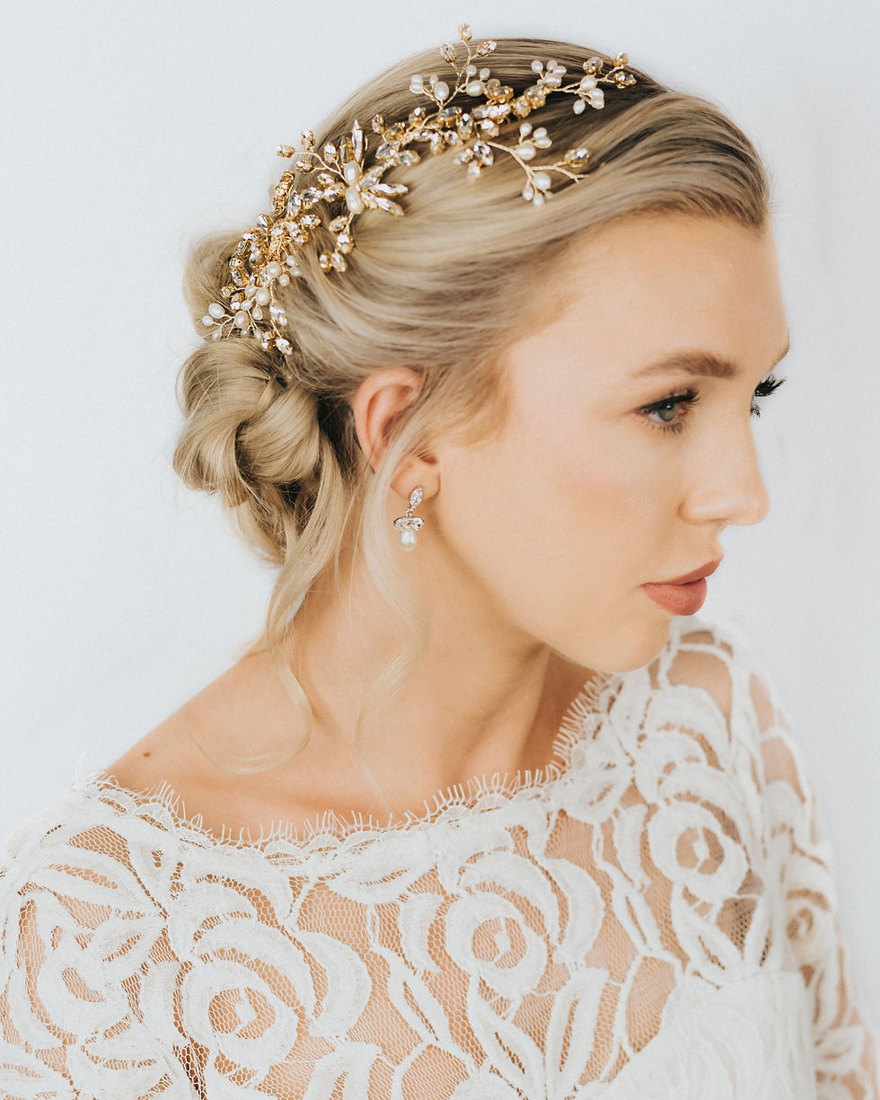 Thumbnail: "Francesca" Bridal Headpiece