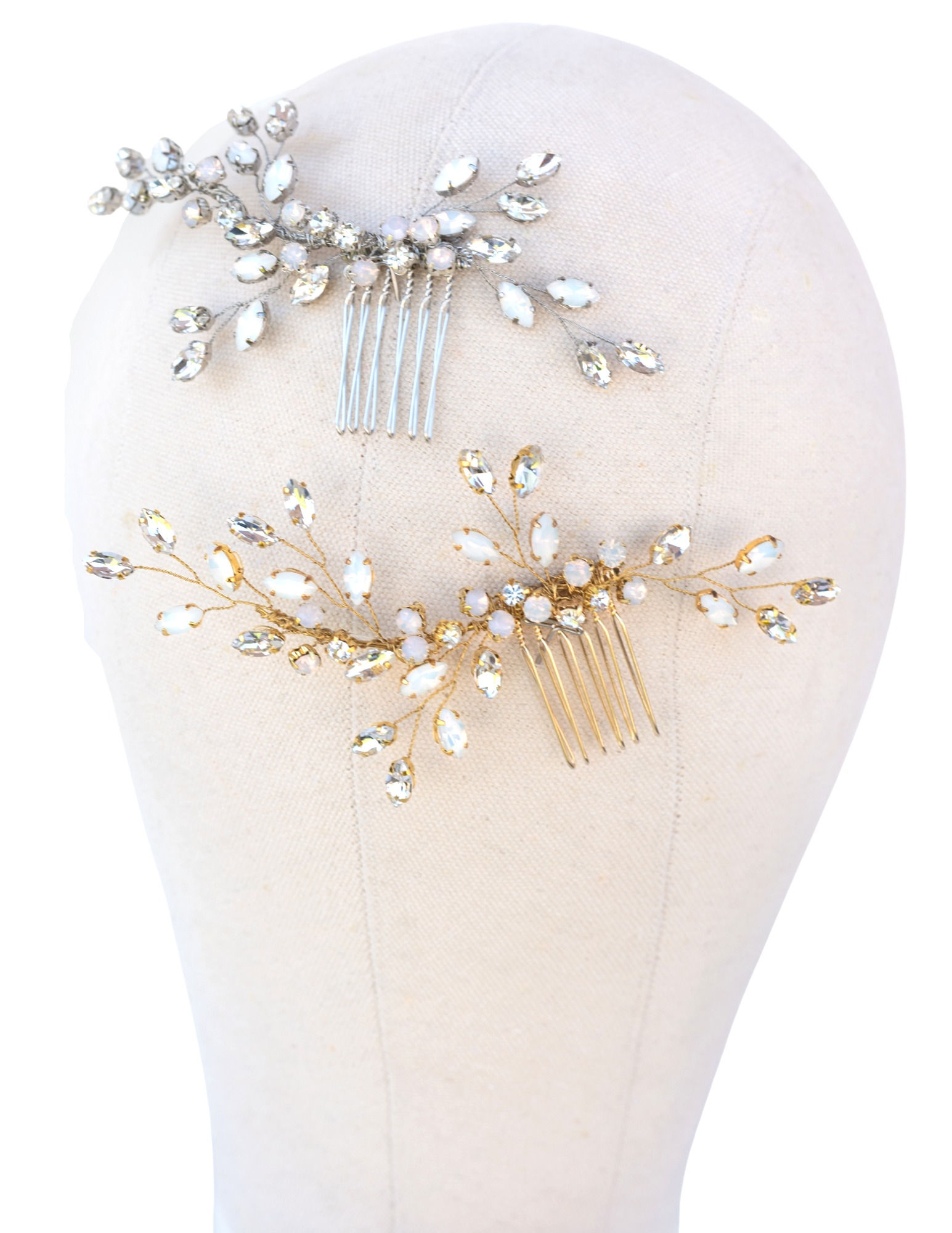 Natalia" Beaded Hair Comb