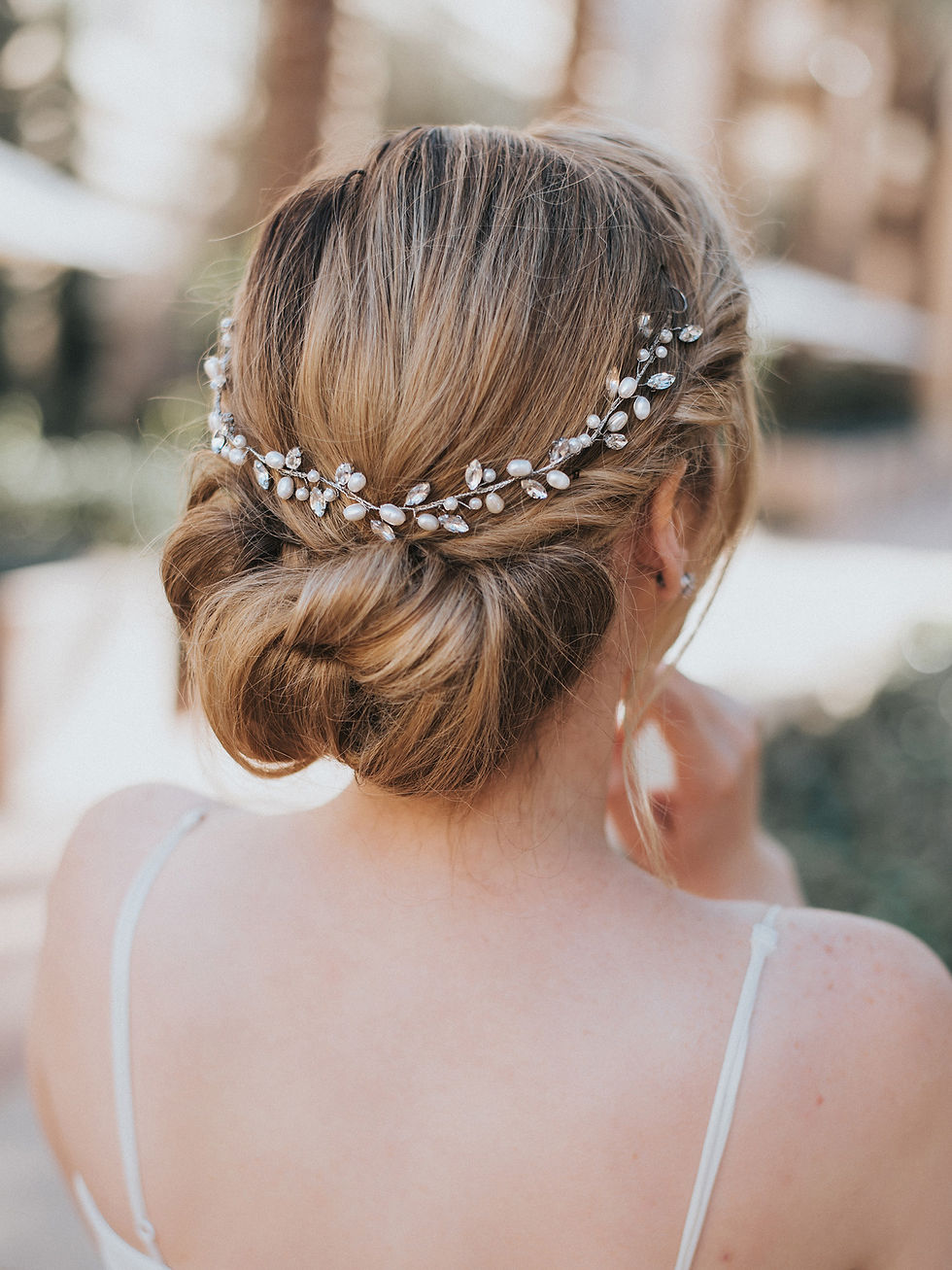 Gwen" Bridal Hair Vine