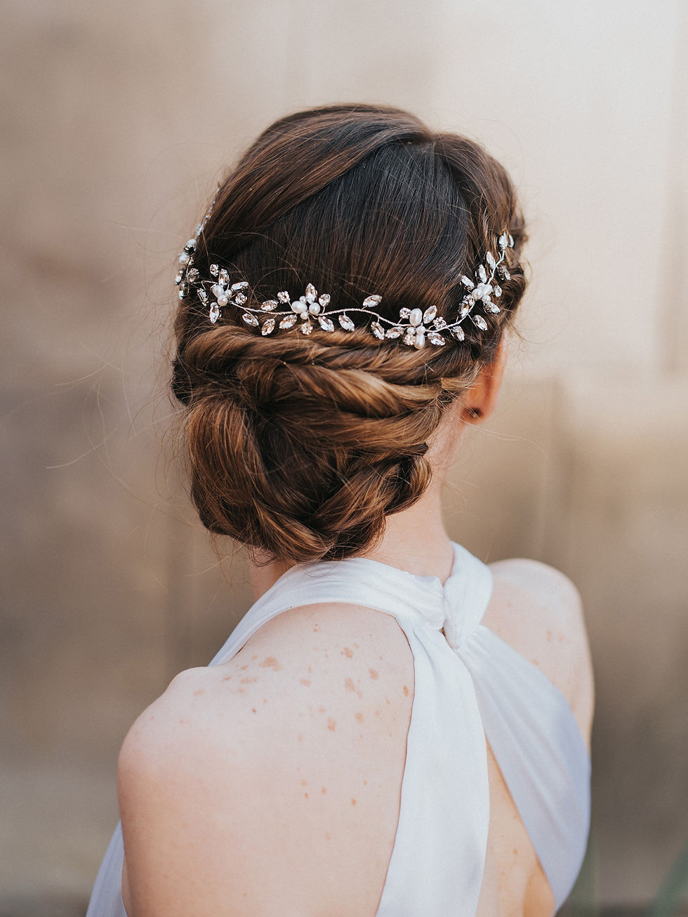 Thumbnail: Brooklyn" Bridal Hair Vine