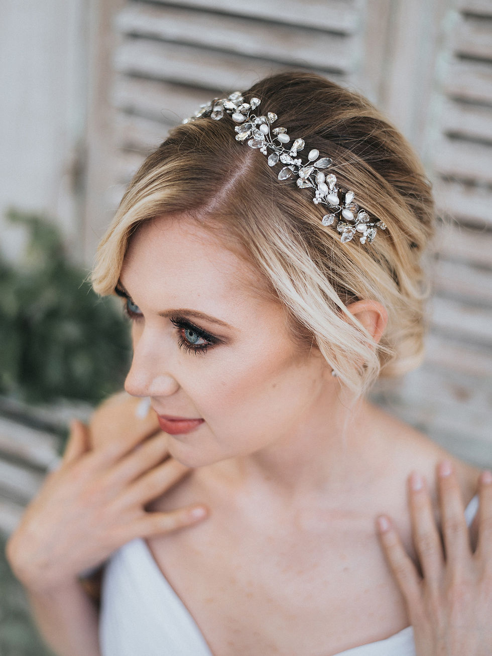 Thumbnail: "Danielle" Hair Vine Headpiece