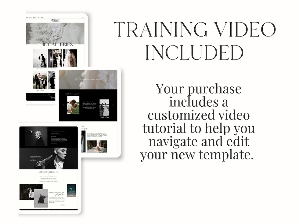 Thumbnail: Clean and Modern Photography Wix Website Template "Penelope""