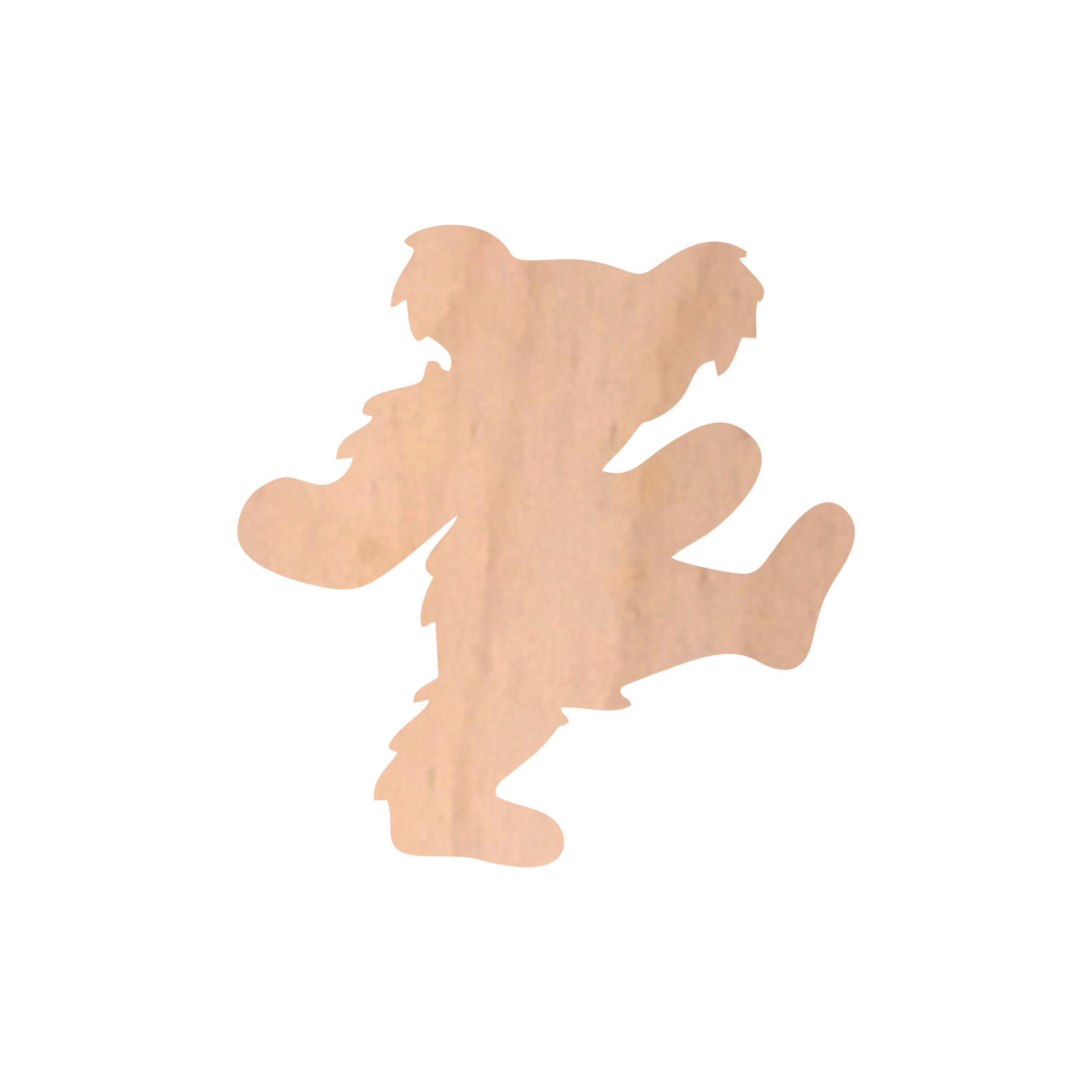 grateful dead inspired laser cut walking bear