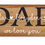 Thumbnail: Dad - Personalized Rustic Wooden Wall Sign, 6"x18"