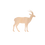 Thumbnail: Wooden Antelope Cutout Style A095
