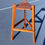 Thumbnail: Acacia Courtside Cooler Stand (#835) – shown with optional cooler/trashcan