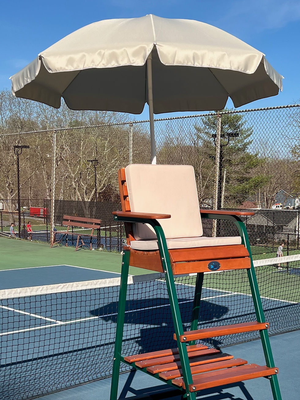 Thumbnail: Pickleball Referee Chair - Premier Eucalyptus (4-foot seat height) (#911)
