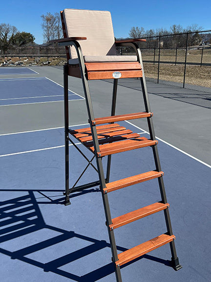 Thumbnail: Tennis Umpire Chair - Premier Eucalyptus (6-foot seat height) (#906)