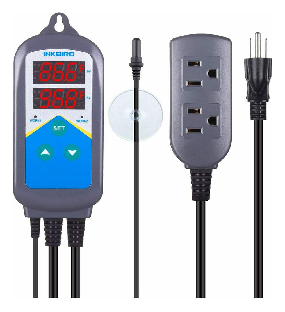 TERMOSTATO RISCALDATORE PER ACQUARIO REGOLATORE TEMPERATURA 75W AD - Foto 2