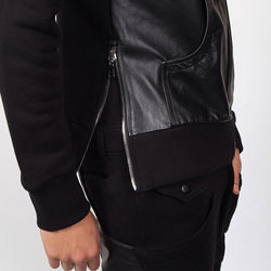 black front leather - zip details hoodie.JPG