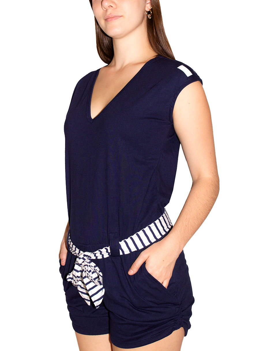 Miniatura: Jumpsuit escote v sin manga para dama