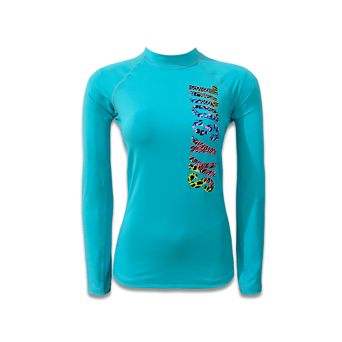 Playera Con Protección Solar UPF 50+ Para Dama Manga Larga (AQUA)