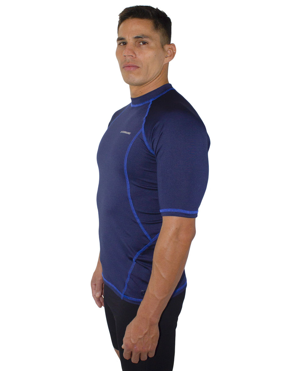 Miniatura: Playera con protección solar UPF50+ para caballero (MNO/REY)