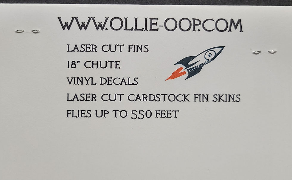 Thumbnail: Lance model rocket kit 