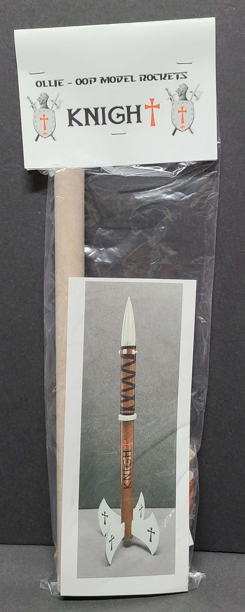 Thumbnail: The Knight Flying Model Rocket Kit Battle Axe Model Rocket 