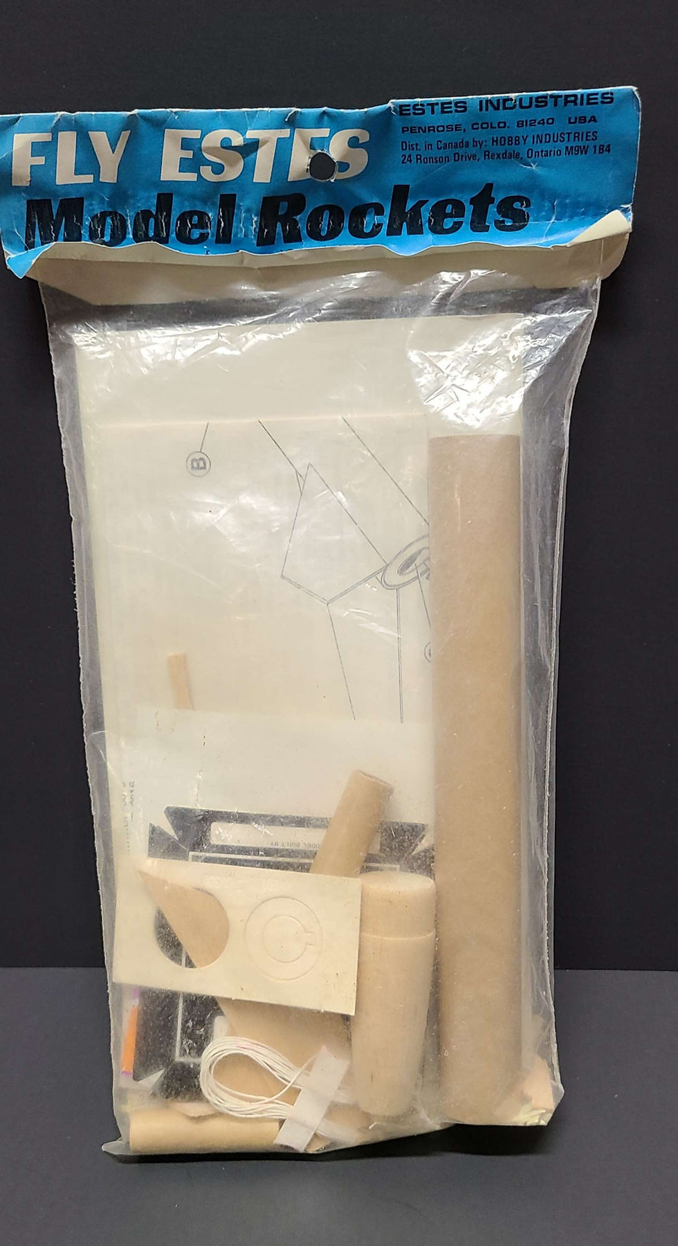 Thumbnail: Estes Mini Brute Wolverine flying model rocket kit 