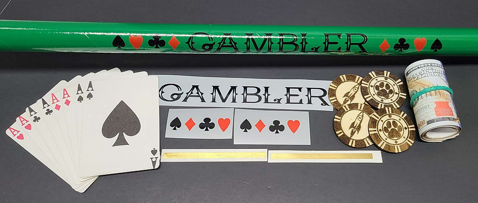 Thumbnail: The Gambler Flying Model Rocket Kit 