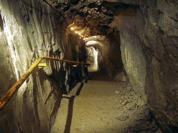 North Star mine looking down into the mine
